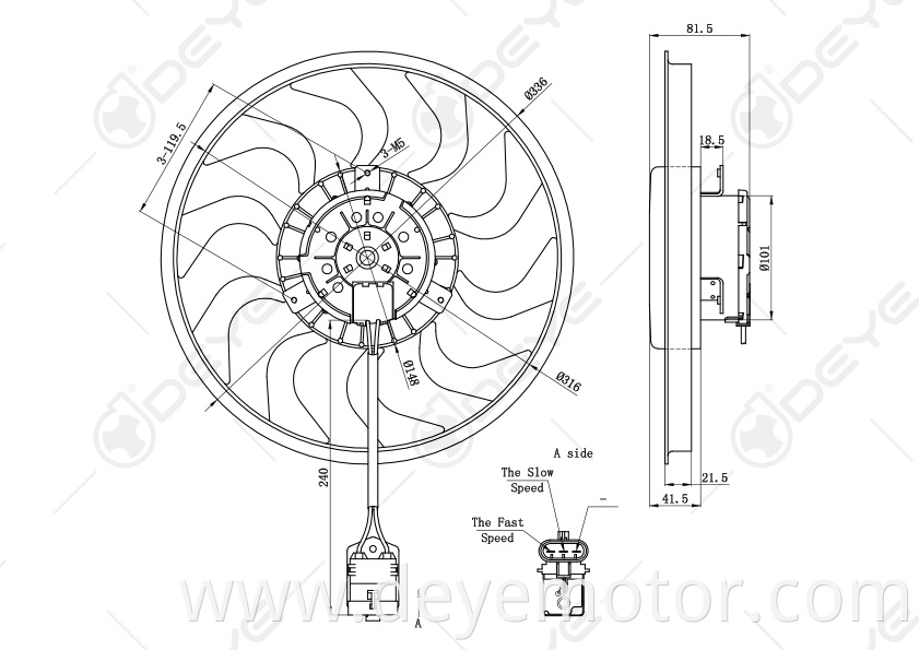 24467444 6341172 cheap car ac fan air cooling for OPLE ASTRA H ZAFIRA B ASTRAVAN CHEVROLET